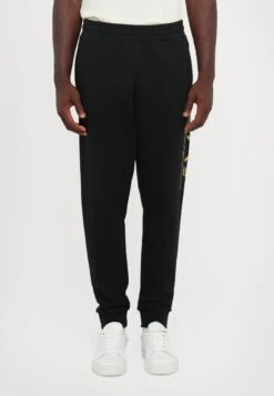 EA7 Emporio Armani TRAIN LOGOSERIES - Tracksuit Bottoms - Black