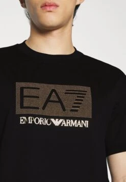 EA7 Emporio Armani Print T-Shirt - Black -Total Wear Store 1ed62158c78f4a65b30a598bca36080a