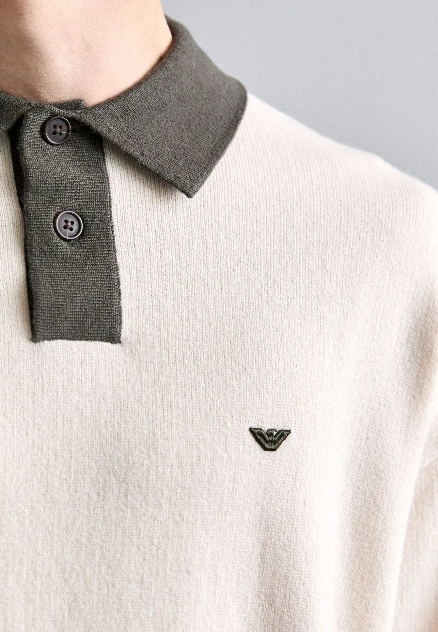 Emporio Armani Jumper - French Oak/black Ink 8 Emporio Armani Jumper - French Oak/black Ink - Image 6