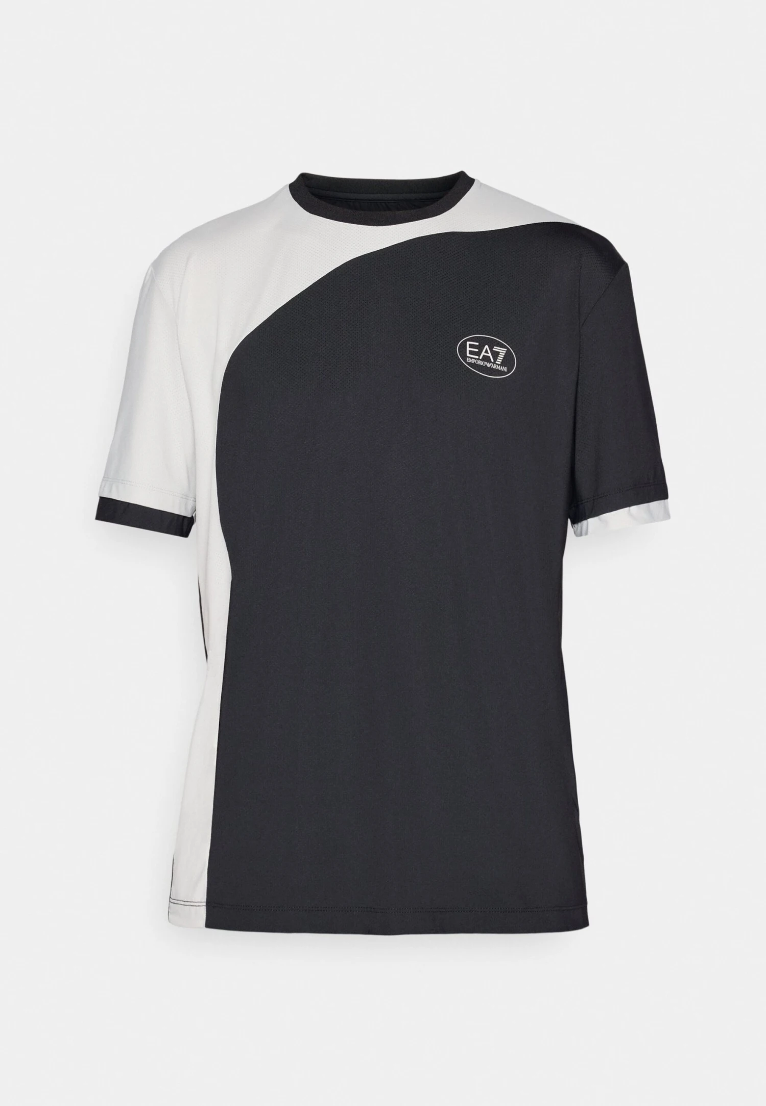 EA7 Emporio Armani TENNIS PRO TEE COLORBLOCK - Sports T-shirt - Black 7 EA7 Emporio Armani TENNIS PRO TEE COLORBLOCK - Sports T-shirt - Black - Image 5