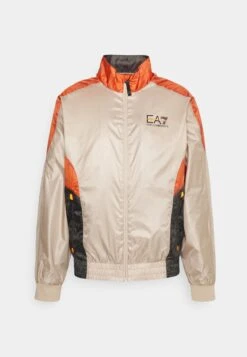 EA7 Emporio Armani Tennis Pro Jacket Graphic- Training Jacket - Oxford Tan -Total Wear Store 1f4dc0e8094645e7901157a8b5d5683c