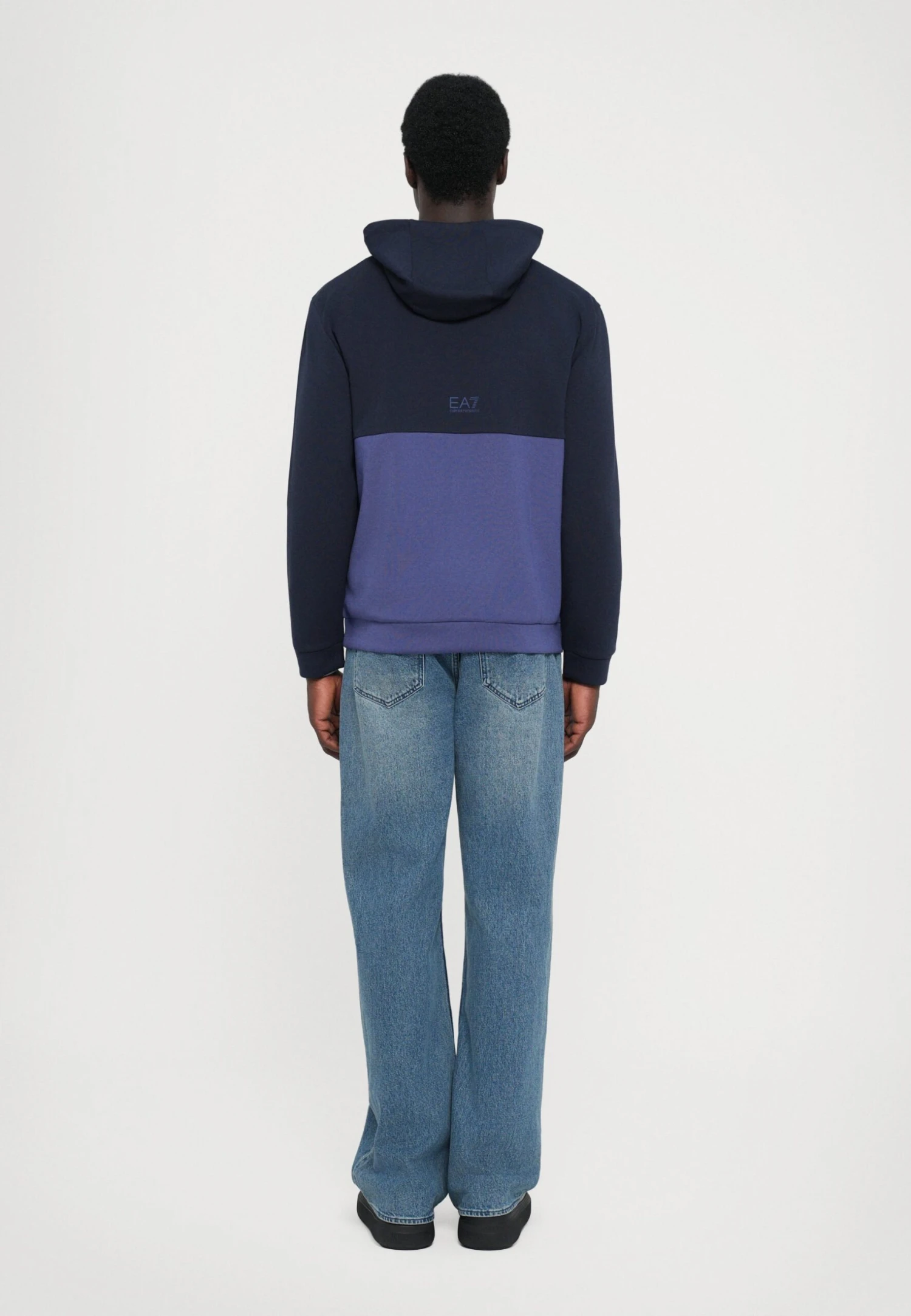 EA7 Emporio Armani TRAIN ATHLETIC - Hoodie - Blue 5 EA7 Emporio Armani TRAIN ATHLETIC - Hoodie - Blue - Image 3