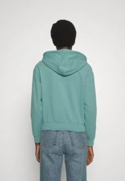 EA7 Emporio Armani Zip-Up Sweatshirt - Arctic/Eagle Light Gold -Total Wear Store 1f9eff602cde421baa43422deee3431d