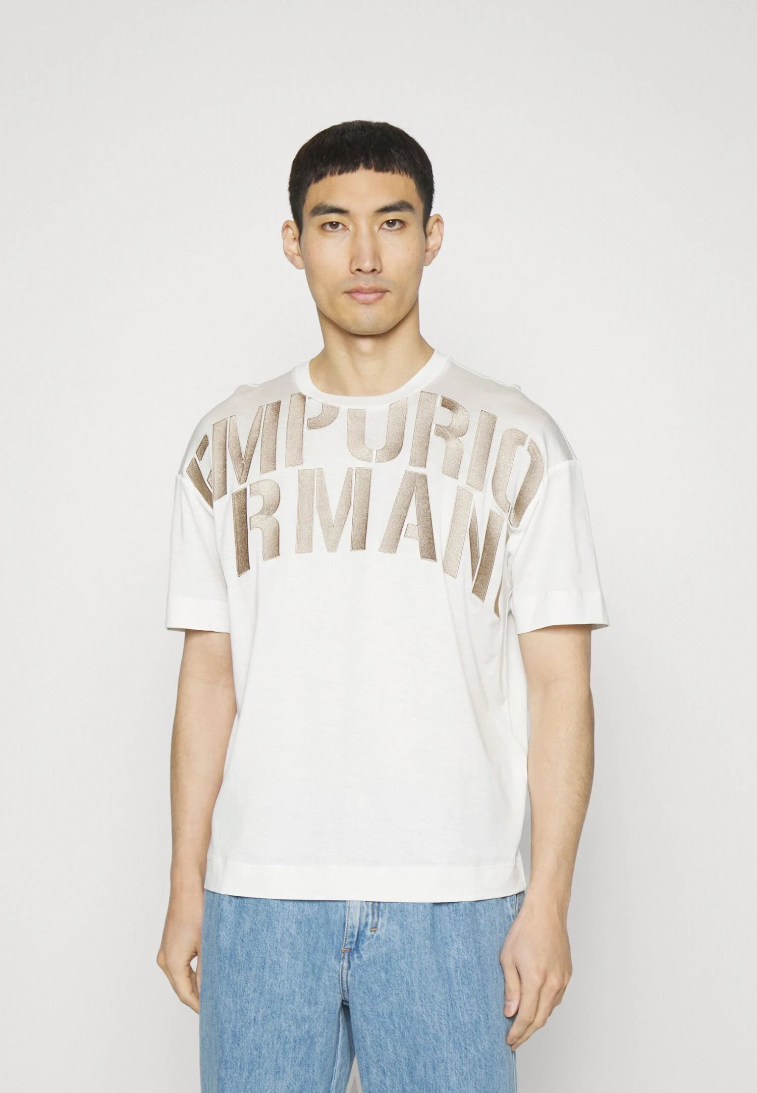 Emporio Armani Print T-Shirt - Bianco Scritta 3 Emporio Armani Print T-Shirt - Bianco Scritta