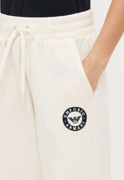 Emporio Armani TROUSERS WITH CUFFS - Pyjama Bottoms - Ivory -Total Wear Store 1fe485d0656647c48f76d341fb946610