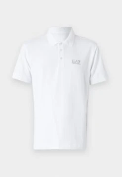 EA7 Emporio Armani TRAIN CORE - Polo Shirt - White -Total Wear Store 1fe82589920f42439075e091aa2d7a7c