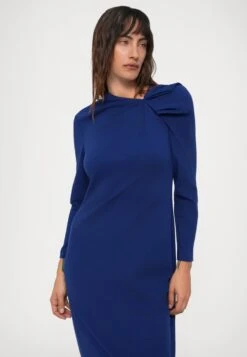 Emporio Armani DRESS - Jersey Dress - Royal Blue -Total Wear Store 1ffd79613f9540328022b4a721b330e4