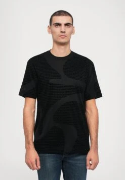 Emporio Armani Print T-shirt - Black Fancy