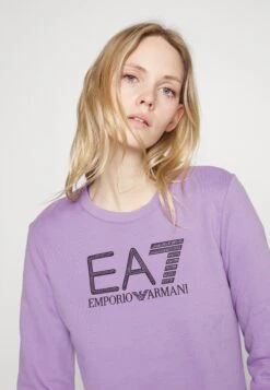 EA7 Emporio Armani Sweatshirt - Purple -Total Wear Store 2161d6ea3dd242178a942f8f776e13a2