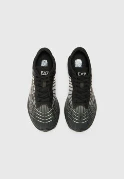 EA7 Emporio Armani CRUSHER SPEED UNISEX - Trainers - Black/silver-coloured -Total Wear Store 216c73dc297d46b2b32d56fb1f14981e