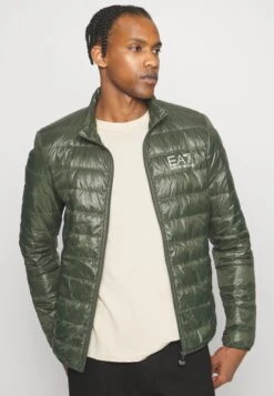 EA7 Emporio Armani Down Jacket - Verde Scuro -Total Wear Store 21d9bc4168dd4c9ab013cfeb9f69434c