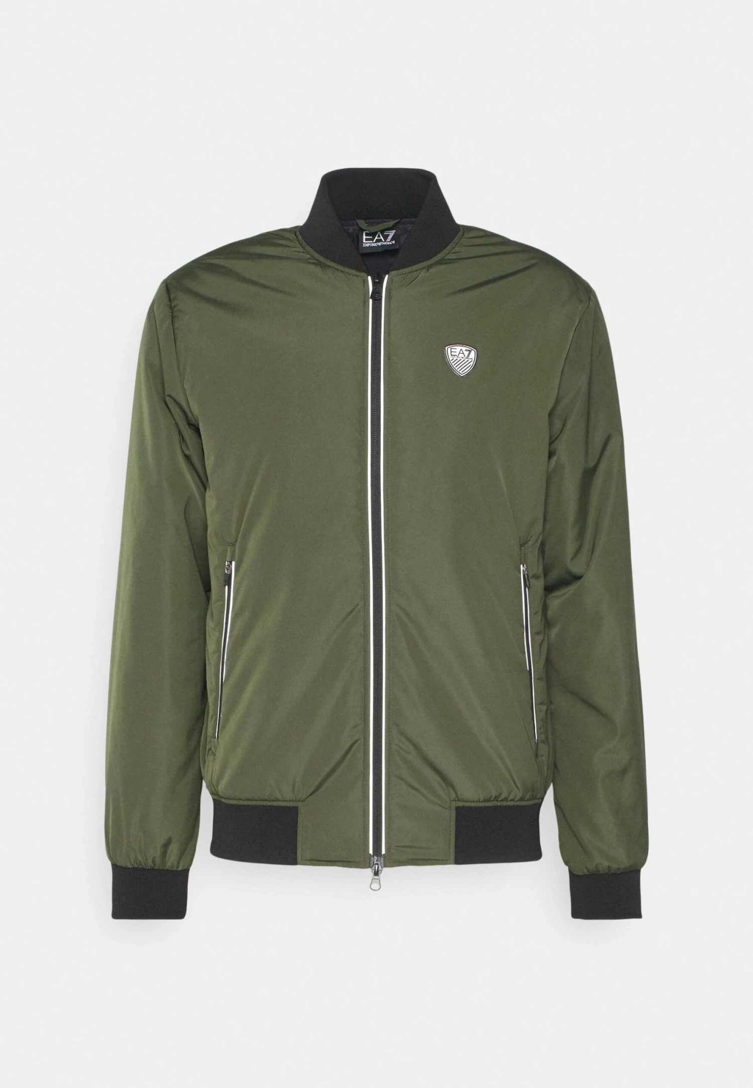 EA7 Emporio Armani Jacket - Bomber Jacket - Verde Scuro 6 EA7 Emporio Armani Jacket - Bomber Jacket - Verde Scuro - Image 4