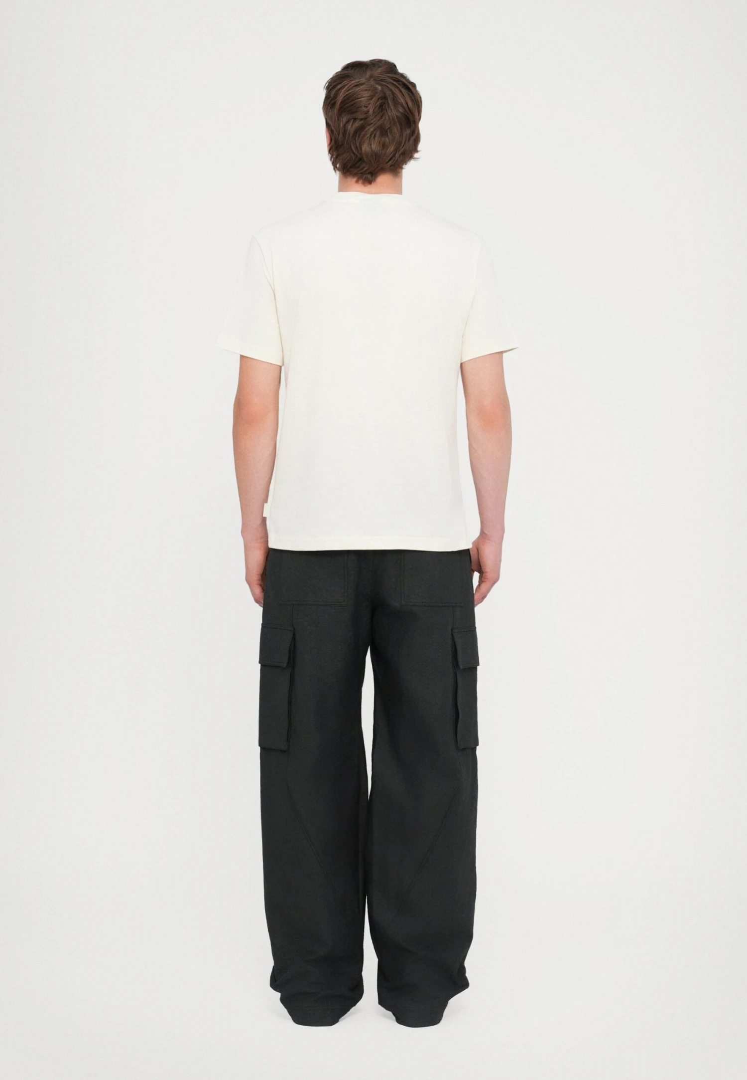 EA7 Emporio Armani TRAIN LOGO SERIES TEE UNISEX - Basic T-shirt - Vanilla Ice 5 EA7 Emporio Armani TRAIN LOGO SERIES TEE UNISEX - Basic T-shirt - Vanilla Ice - Image 3