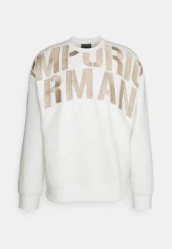 Emporio Armani Sweatshirt - Bianco Scritta -Total Wear Store 22cb10b917ec49c6aacafc18b7d07513