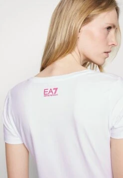 EA7 Emporio Armani Print T-Shirt - White/Pink 13 EA7 Emporio Armani Print T-Shirt - White/Pink -Total Wear Store 23886a9f97e146f7948a76c41fb3dfd1