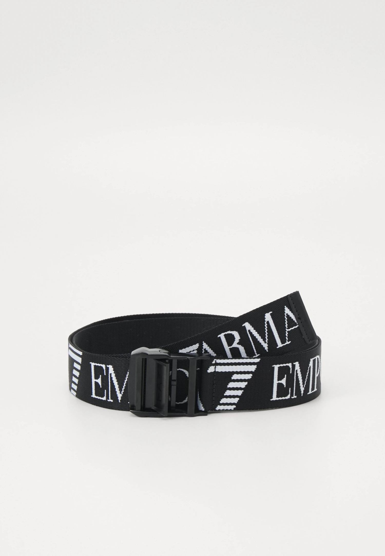 EA7 Emporio Armani Train Belt Allover Logo Unisex - Belt - Black/White 3 EA7 Emporio Armani Train Belt Allover Logo Unisex - Belt - Black/White