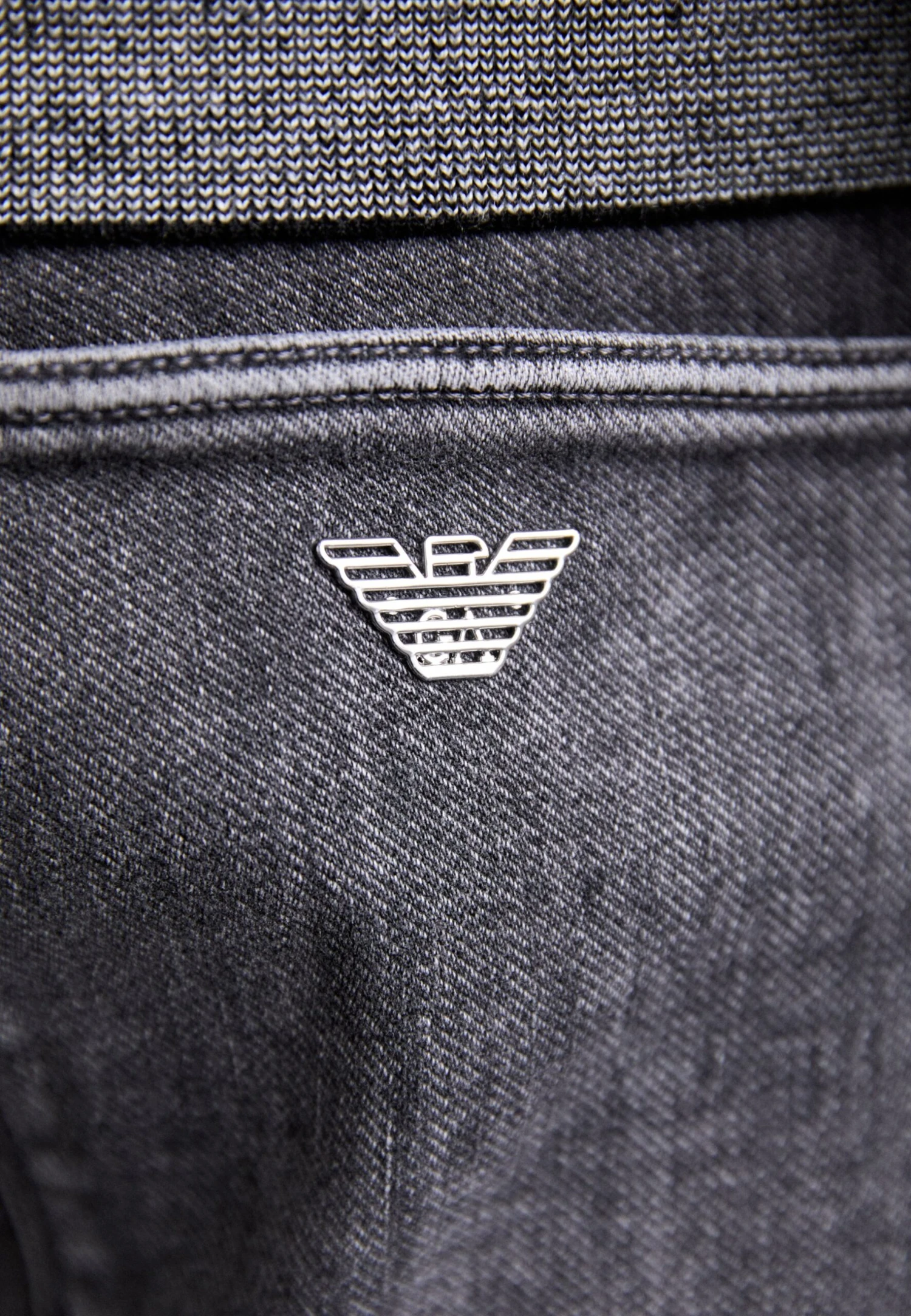 Emporio Armani 5 POCKETS PANT - Slim Fit Jeans - Medium Grey Denim 8 Emporio Armani 5 POCKETS PANT - Slim Fit Jeans - Medium Grey Denim - Image 6