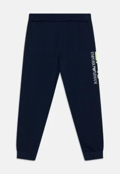 EA7 Emporio Armani Logo Series Unisex - Tracksuit Bottoms - Blu Navy