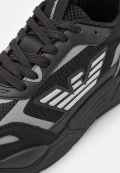 EA7 Emporio Armani Ace Runner Unisex - Trainers - Triple Black/Silver -Total Wear Store 252623f2edca4efcba8b72e2a3aa21ac