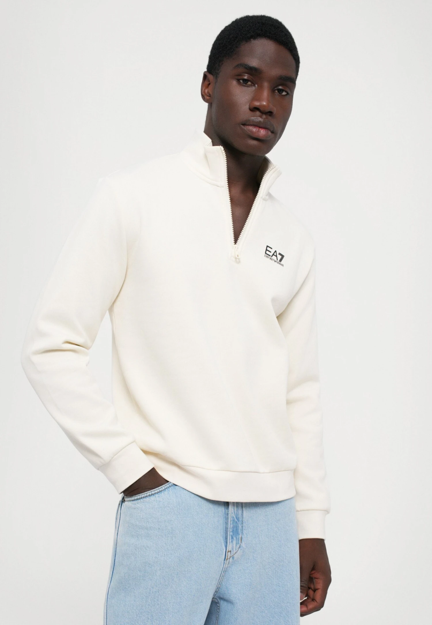 EA7 Emporio Armani TRAIN CORE - Sweatshirt - Vanilla Ice 7 EA7 Emporio Armani TRAIN CORE - Sweatshirt - Vanilla Ice - Image 5