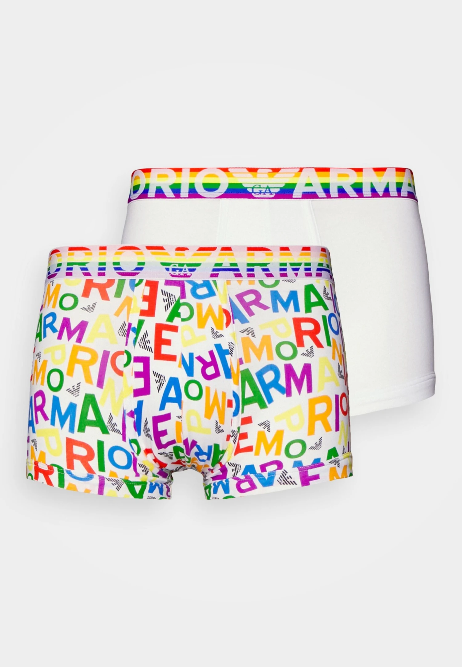 Emporio Armani Trunk 2 Pack- Pants - Multi-Coloured 6 Emporio Armani Trunk 2 Pack- Pants - Multi-Coloured - Image 4