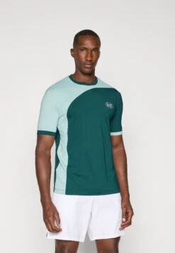 EA7 Emporio Armani TENNIS PRO TEE COLORBLOCK - Sports T-shirt - Ponderosa Pine