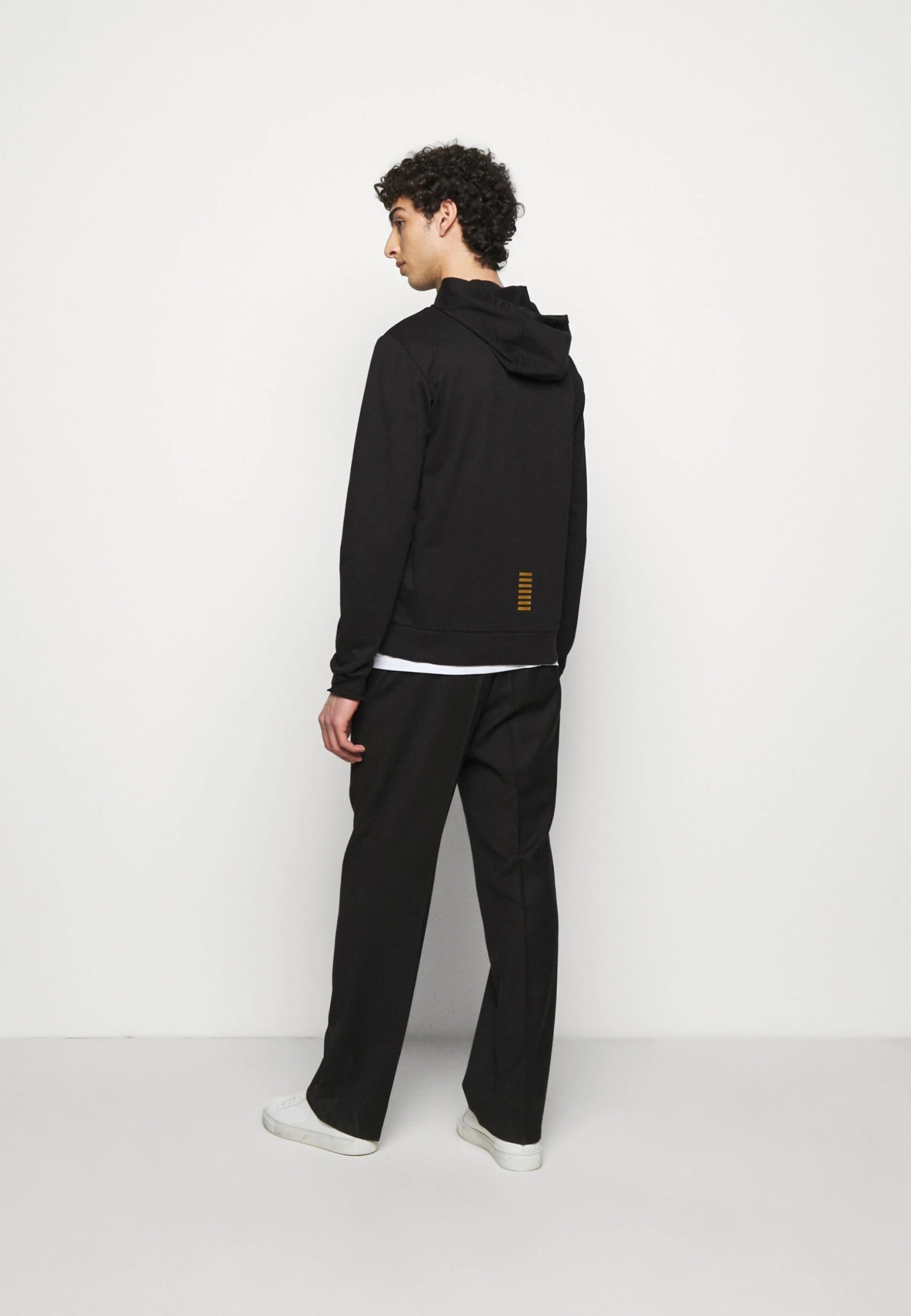 EA7 Emporio Armani Hoodie - Black/Gold 5 EA7 Emporio Armani Hoodie - Black/Gold - Image 3