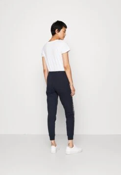 EA7 Emporio Armani Trouser - Tracksuit Bottoms - Navy Blue/Light Gold -Total Wear Store 2835c01dd76e4fa6b143a39eb6e5c174