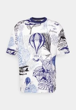 Emporio Armani Print T-Shirt - Camel -Total Wear Store 28754ee9115444a8929b0496dc2d8cad