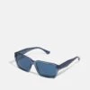 Emporio Armani Sunglasses - Shiny Transparent Blue/Dark Blue