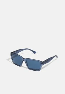 Emporio Armani Sunglasses - Shiny Transparent Blue/Dark Blue
