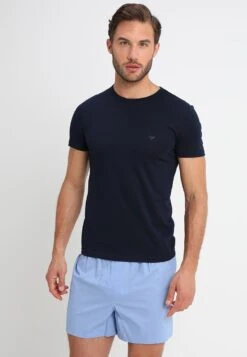 Emporio Armani Crew Neck 2 Pack- Undershirt - Navy Blue