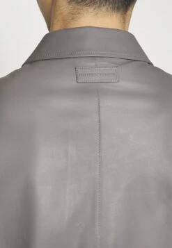 Emporio Armani Blouson Jacket - Leather Jacket - Grigio -Total Wear Store 298982dfb4474d04832059a1fe56365c