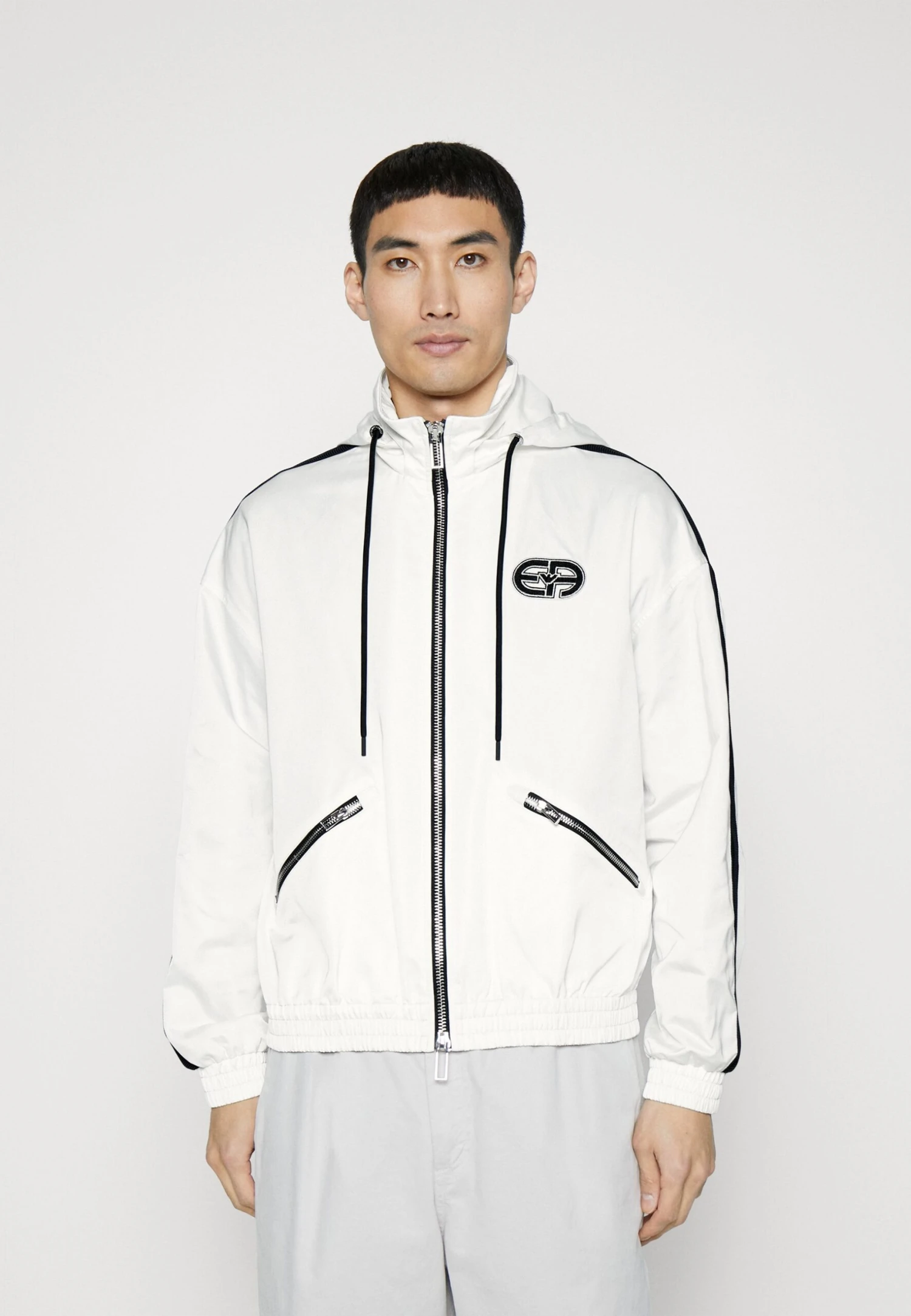 Emporio Armani Blouson Jacket - Summer Jacket - Bianco Caldo 3 Emporio Armani Blouson Jacket - Summer Jacket - Bianco Caldo