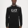 EA7 Emporio Armani TRAIN LINES - Sweatshirt - Black Beauty -Total Wear Store 2a3d33570572401b8b2304cbc2f342d3