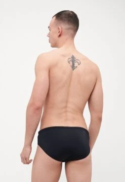 EA7 Emporio Armani BEACHWEAR - Swimming Briefs - Black/silver -Total Wear Store 2a45d40e254044f68f812e6737bd17f3