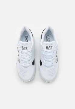 EA7 Emporio Armani Tennis Tech Clay - Clay Court Tennis Shoes - White/Black -Total Wear Store 2ac3d54cbf69496a99135eed1e8915df