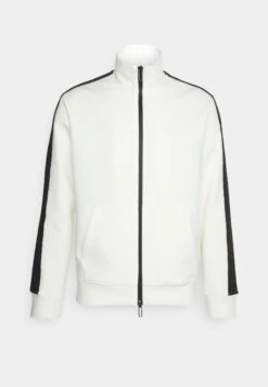 Emporio Armani Zip-Up Sweatshirt - Bianco Caldo -Total Wear Store 2ae0a9c31bbd4d9d8975b01aca387672