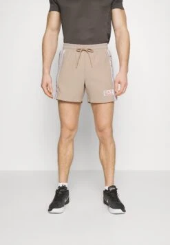 EA7 Emporio Armani Tennis Club Shorts- Sports Shorts - Oxford Tan