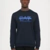 EA7 Emporio Armani TRAIN LOGO SERIES - Sweatshirt - Blue -Total Wear Store 2b5299492c5941c9a2de1daf9486380c