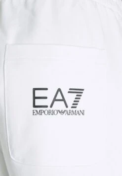 EA7 Emporio Armani Trouser - Tracksuit Bottoms - White/Black 18 EA7 Emporio Armani Trouser - Tracksuit Bottoms - White/Black -Total Wear Store 2bdeaef54350458c82c8ba107ce54663