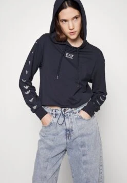 EA7 Emporio Armani Sweatshirt - Navy/Silver -Total Wear Store 2d6931eaf7064470a9e3b733329aeed3