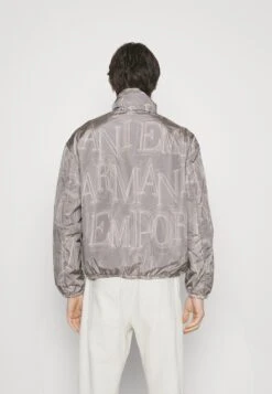 Emporio Armani Blouson Jacket - Summer Jacket - Ea Big Grigio -Total Wear Store 2d6f600e7cda47e5bc5f8cbdb7ba11cd