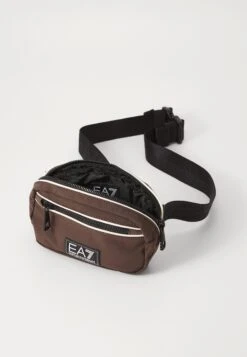 EA7 Emporio Armani TRAIN LOGO SERIES U WAISTBAG TAPE - Bum Bag - Chocolate Brown -Total Wear Store 2d87ce68e34d4382b0bfb40e6c92bee3