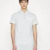 EA7 Emporio Armani Polo Shirt - Light Grey -Total Wear Store 2d96190aac2d4218ba5a51fe0fff7c2c