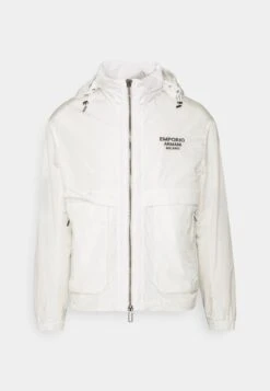 Emporio Armani Blouson Jacket - Summer Jacket - Bianco Caldo -Total Wear Store 2df2e0cea7cc4233a982bf01a1c008b5