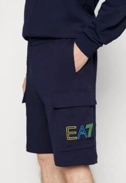 EA7 Emporio Armani Shorts - Tracksuit Bottoms - Dark Blue -Total Wear Store 2e304c6fd5c940baa8aee3016db3d6e7