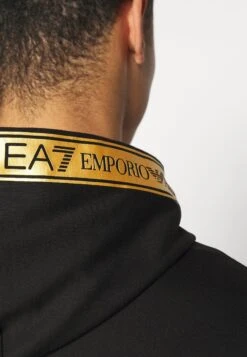 EA7 Emporio Armani Zip-Up Sweatshirt - Black/Gold 13 EA7 Emporio Armani Zip-Up Sweatshirt - Black/Gold -Total Wear Store 2e33926533b3458fbb548280cec5e78a
