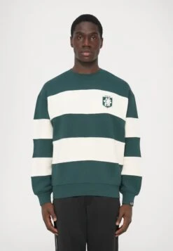 EA7 Emporio Armani TRAIN CLUB HOUSE RUGBY UNISEX - Sweatshirt - Green/beige -Total Wear Store 2e6479c69ab44a7f8d215440bfec622d