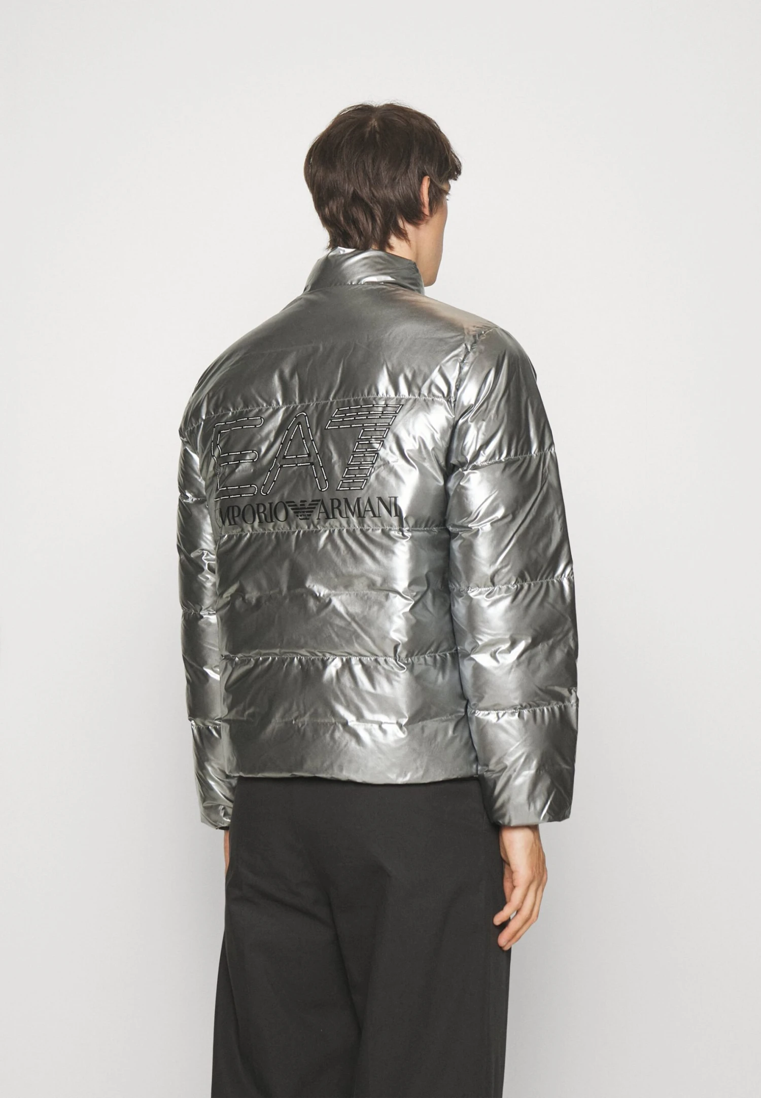 EA7 Emporio Armani Winter Jacket - Grigio Chiaro 5 EA7 Emporio Armani Winter Jacket - Grigio Chiaro - Image 3